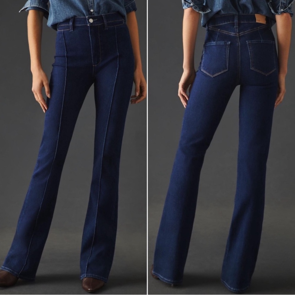 Paige Laurel Canyon Joan Welt-Pocket Flare Jeans 30 NWT